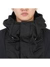 Hodded Mid-Layer Hooded Jacket Granit Black - TEN C - BALAAN 8