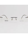 Hugo Boss titanium rimless glasses frame BOSS1266B 003 ultra light - HUGO BOSS - BALAAN 3