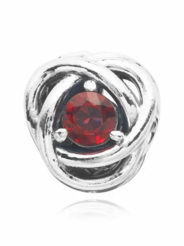 True Red Eternity Circle Bracelet Charm Silver Red - PANDORA - BALAAN 2