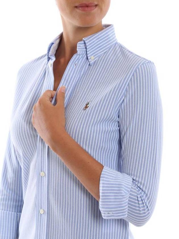 Striped Oxford Shirt Blue - POLO RALPH LAUREN - BALAAN 6