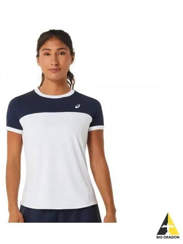 Women s Coat SS Top 2042A262102 Short Sleeve Round T Shirt - ASICS - BALAAN 1