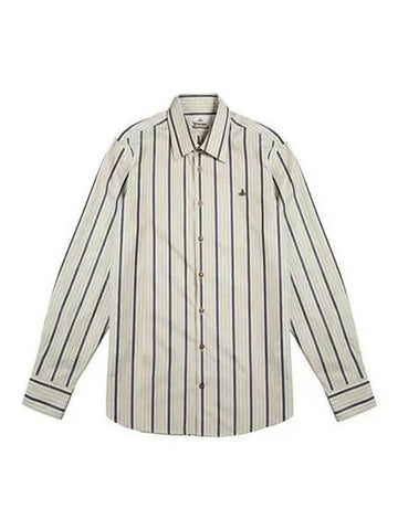 Vivienne West Wood Ghost Stripe Shirt Multi 2401000J W003V - VIVIENNE WESTWOOD - BALAAN 1