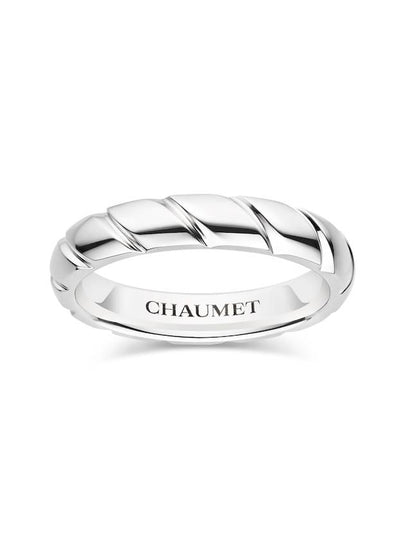 Torsade de Chaumet wedding bandplatinum 3 5mm 095903 - CHAUMET - BALAAN 2