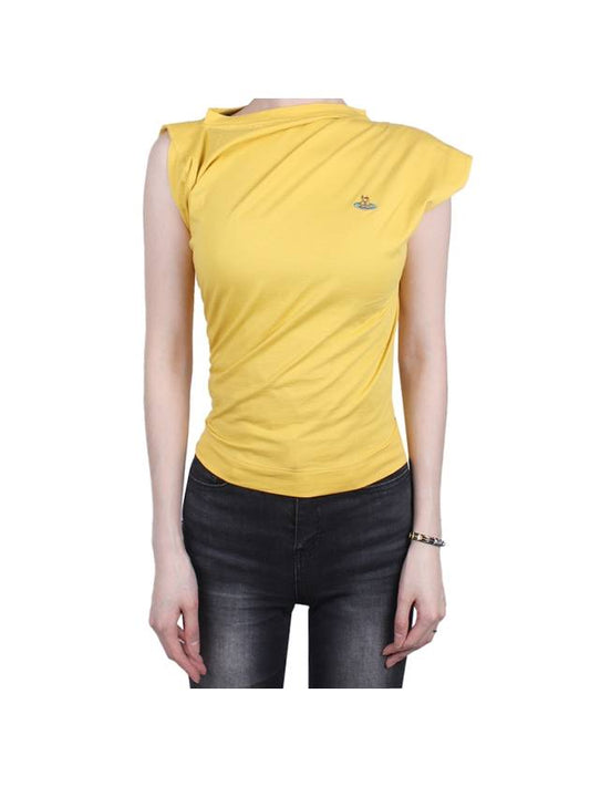Women's Hebo Short Sleeve T-Shirt Yellow - VIVIENNE WESTWOOD - BALAAN 1