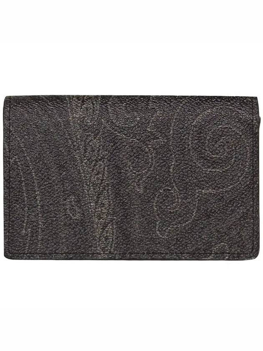 Paisley Card Wallet Black - ETRO - BALAAN 2