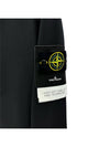 Wappen Patch Soft Shell Hooded Jacket Black - STONE ISLAND - BALAAN 5