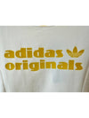 Tight Logo Short Sleeve T-Shirt Yellow White - ADIDAS - BALAAN 7