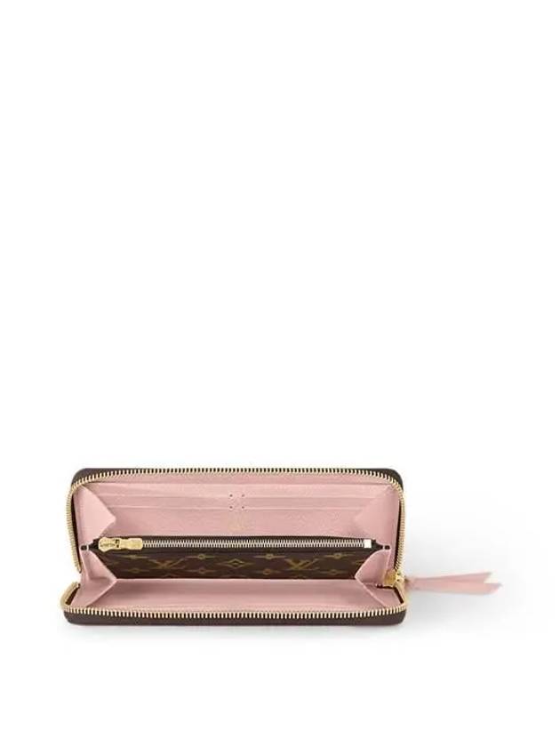 Clemence Long Wallet Rose Ballerine - LOUIS VUITTON - BALAAN 4