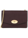 Darley Small Classic Chain Shoulder Bag Brown - MULBERRY - BALAAN 2