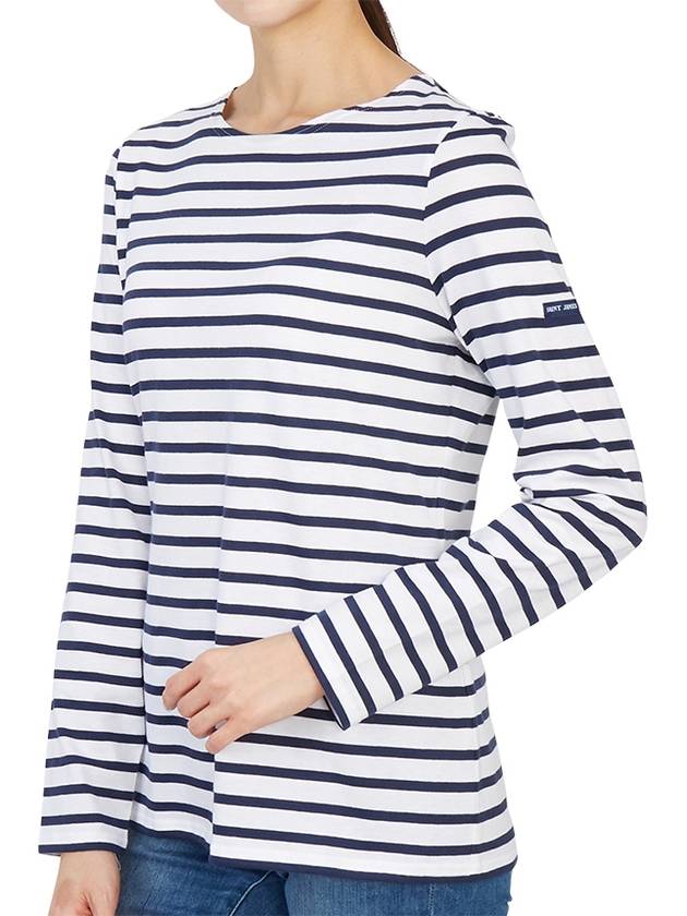 Minquiers Striped Long Sleeve T-Shirt Navy - SAINT JAMES - BALAAN 6