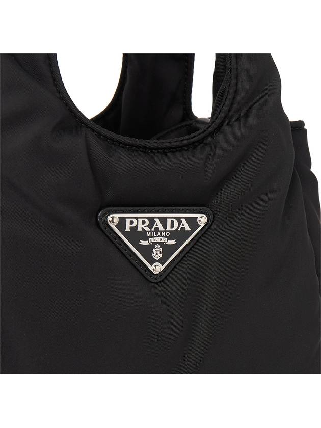 Soft Padded Re-Nylon Mini Bag Black - PRADA - BALAAN 8