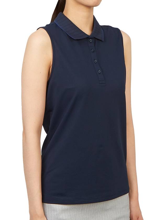 Collar Pleated Sleeveless Navy - G/FORE - BALAAN 4