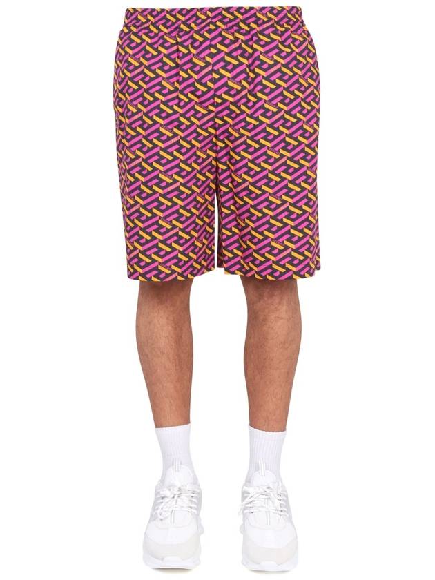 Shorts WITH La Greca Print 10024761A049925R310 B0040193890 - VERSACE - BALAAN 2