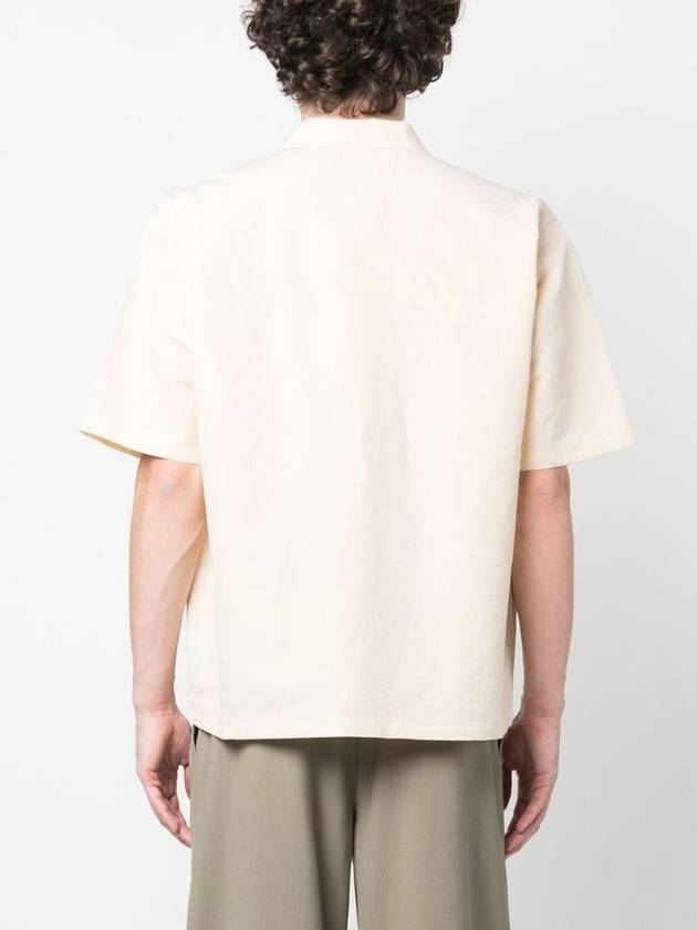 Pins Linen Weather Half Sleeve Shirt - AURALEE - BALAAN 4