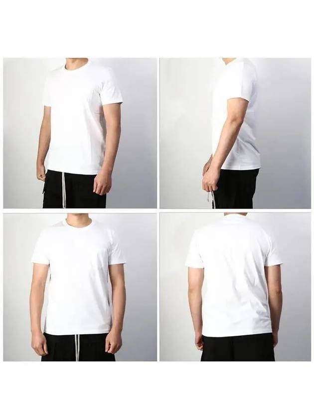 Cotton Chest Pocket Short Sleeve T Shirt White - TOM FORD - BALAAN 3