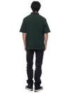 Embroid Logo Cotton Polo Shirt Ivy - BURBERRY - BALAAN 6