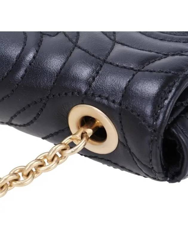 Women's Gancini Quilted Mini Shoulder Bag Black - SALVATORE FERRAGAMO - BALAAN 7