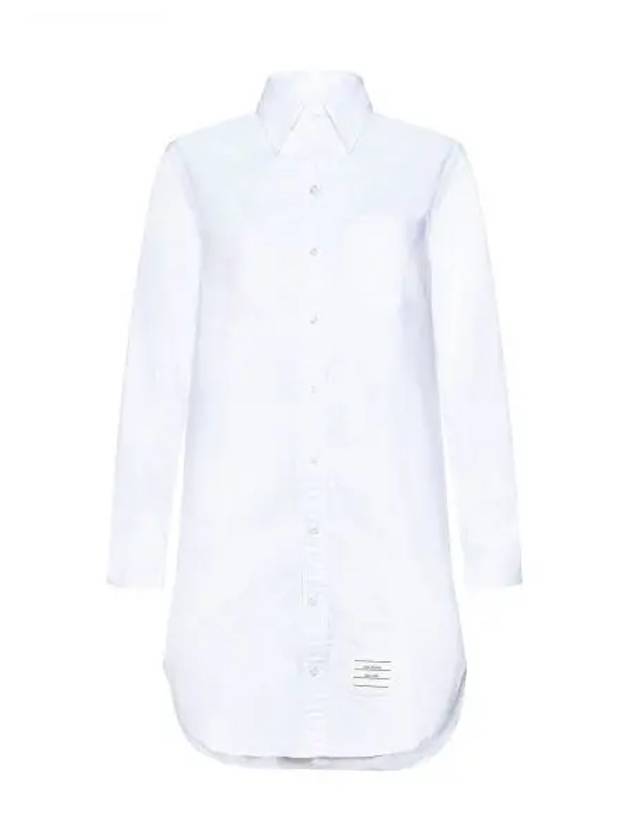 RWB Cotton Shirt Dress White - THOM BROWNE - BALAAN 2