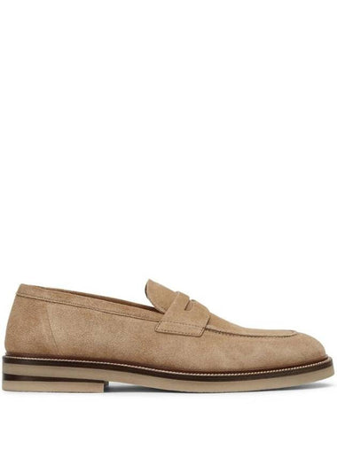 Penny slot suede loafers MZUPEAT709C8051 - BRUNELLO CUCINELLI - BALAAN 1