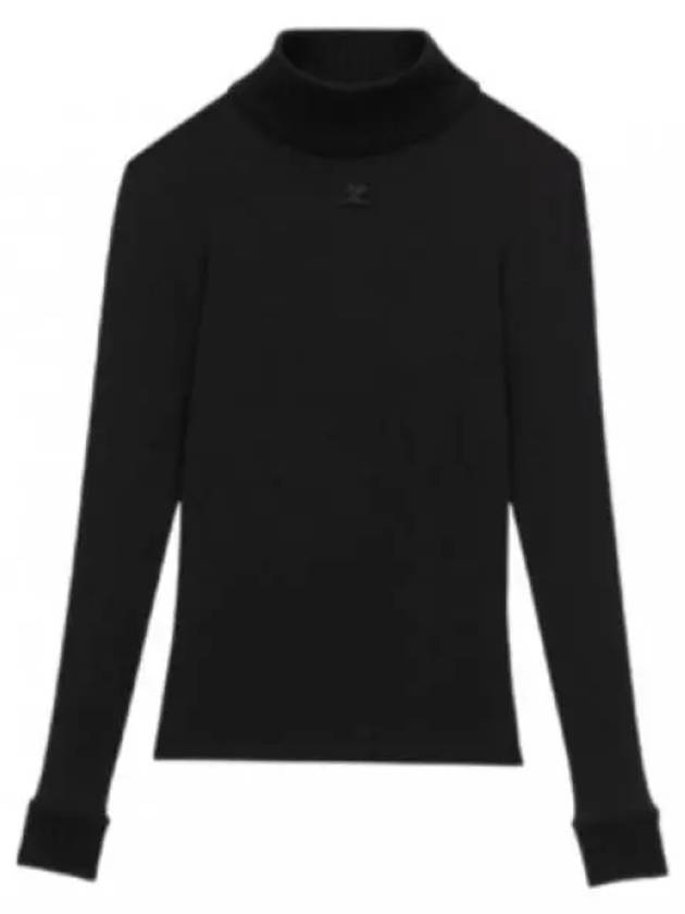 Reedition Second Skin Long Sleeve T-Shirt Black - COURREGES - BALAAN 2