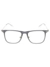 Sunglasses MB0206O 003 GRAY SILVER TRANSPARENT - MONTBLANC - BALAAN 1