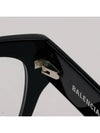 Acetate Square Eyeglasses Black - BALENCIAGA - BALAAN 7