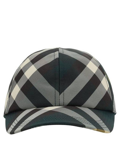 Check pattern ball cap green - BURBERRY - BALAAN 2