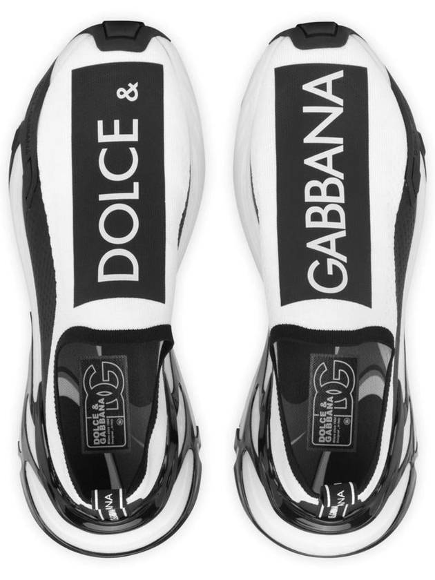 Sorrento low-top sneakers black white - DOLCE&GABBANA - BALAAN 4