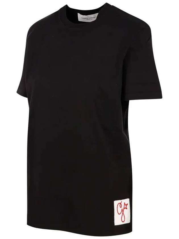 G Logo Patch Short Sleeve T-Shirt Black - GOLDEN GOOSE - BALAAN 5