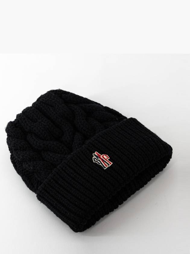 Twist beanie black BLACKH2 098 3B00009 M1172 999 - MONCLER - BALAAN 3