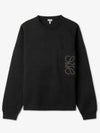 Logo Cotton Blend Knit Top Black - LOEWE - BALAAN 2