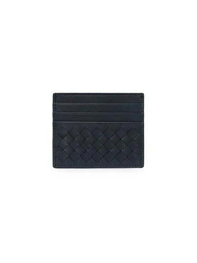 Intrecciato Card Wallet Dark Blue - BOTTEGA VENETA - BALAAN 2