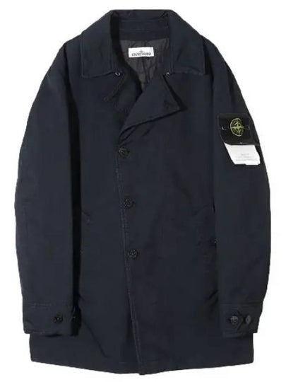 Wappen Patch Single Breasted Jacket Navy - STONE ISLAND - BALAAN 2