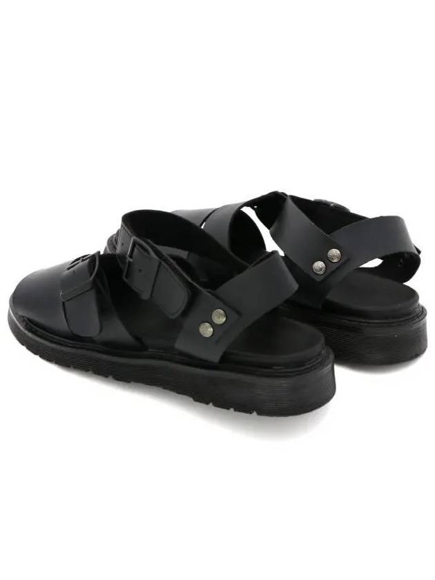 SPMA07PRT Unisex Height 4cm Two-Strap Sandals Black - SUPENER - BALAAN 5