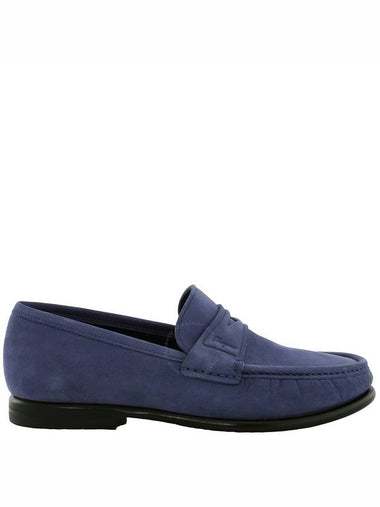 Ferragamo Connor Suede Penny Loafers, Size 6 - SALVATORE FERRAGAMO - BALAAN 1