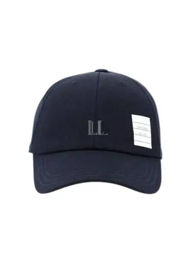 Classic Logo Patch Ball Cap Navy - THOM BROWNE - BALAAN 2