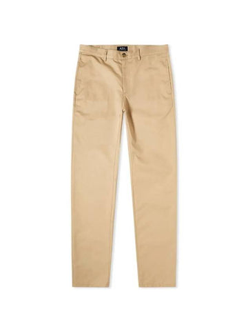 Classic Chino Straight Pants Beige - A.P.C. - BALAAN 1