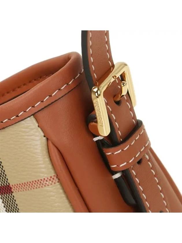 Buckle Strap Check Sling Shoulder Bag Beige - BURBERRY - BALAAN 9