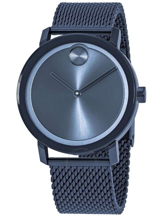 Movado Bold Blue Dial Men's Mesh Watch 3600610 - MOVADO - BALAAN 1