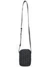 Intrecciato Zipper Leather Mini Cross Bag Black - BOTTEGA VENETA - BALAAN 4