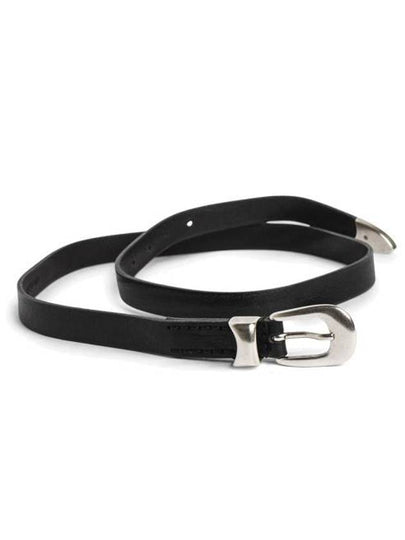 Men's 2cm Leather Belt Black - OUR LEGACY - BALAAN 2