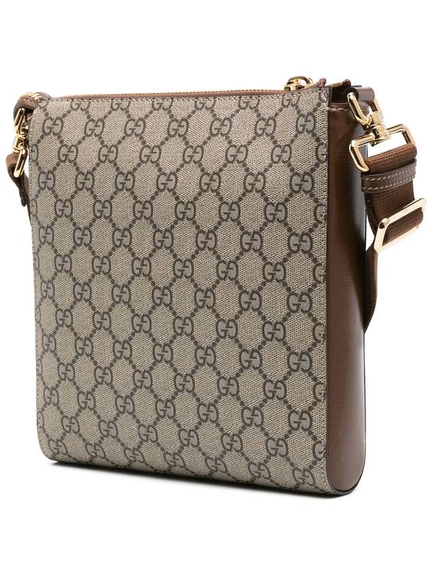 GG Superme Canvas Messenger Bag Beige Ebony - GUCCI - BALAAN 4