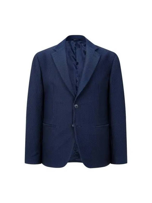 Men s Easy Mesh No cheat Single Jacket Navy 271245 - GIORGIO ARMANI - BALAAN 1