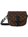 Montsouris PM Monogram Macassar Canvas Messenger Bag Brown - LOUIS VUITTON - BALAAN 1