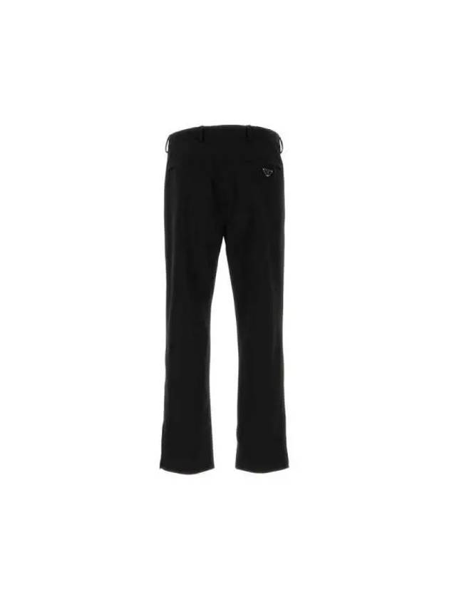 Stretch Technical Fabric Jeans Black - PRADA - BALAAN 3