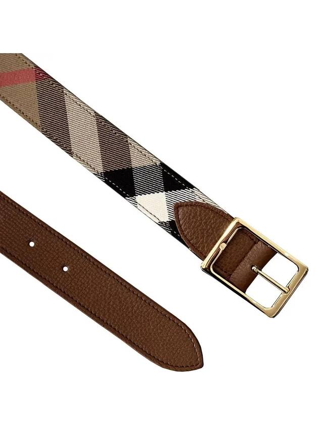 House Check Reversible Belt 80499081 - BURBERRY - BALAAN 3