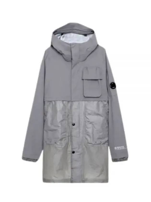 Goretex Infinium Lens Patch Parka Grey - CP COMPANY - BALAAN 2