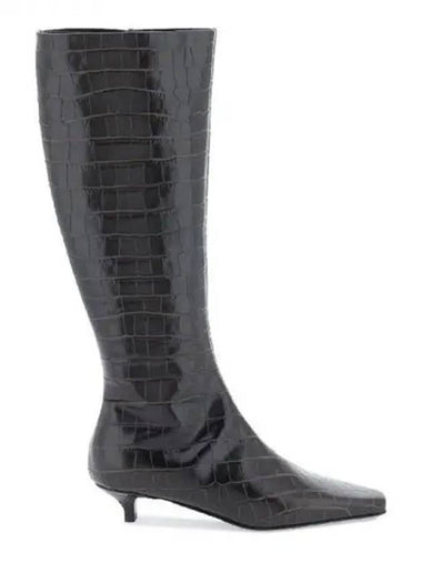 Toteme croaker effect knee high boots - TOTEME - BALAAN 1