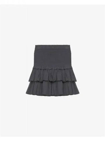 NAOMI Plain Cotton Skirt - ISABEL MARANT ETOILE - BALAAN 1