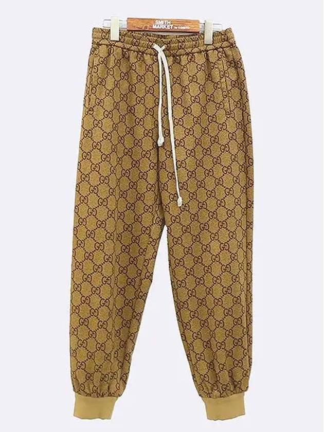 546427 GG logo pattern technical jogger pants - GUCCI - BALAAN 1